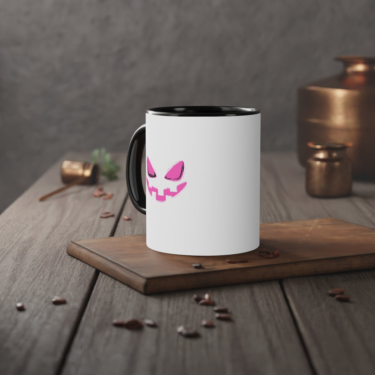 Son Of A Witch White accent mug