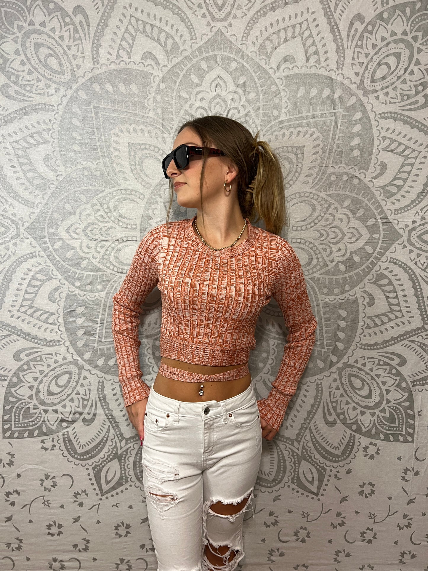 OG Long Sleeve Crop Top