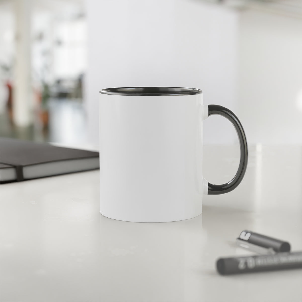 No You Hang up white accent mug