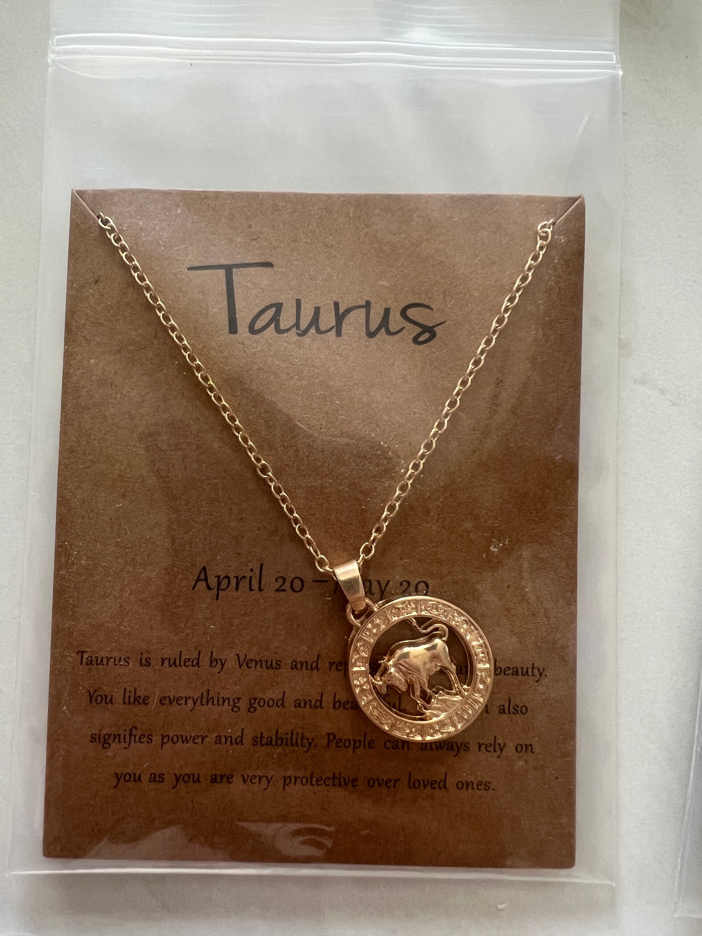 Zodiac Pendant Neckless