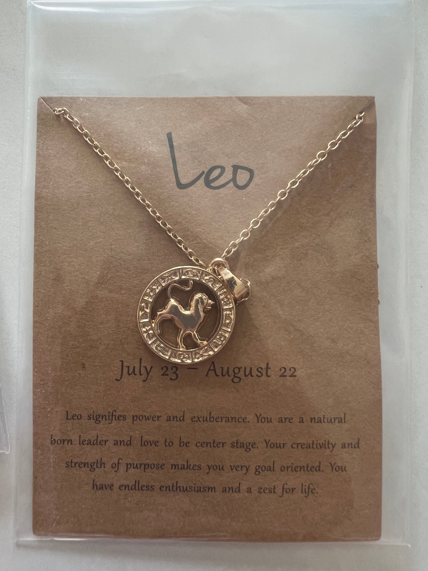 Zodiac Pendant Neckless