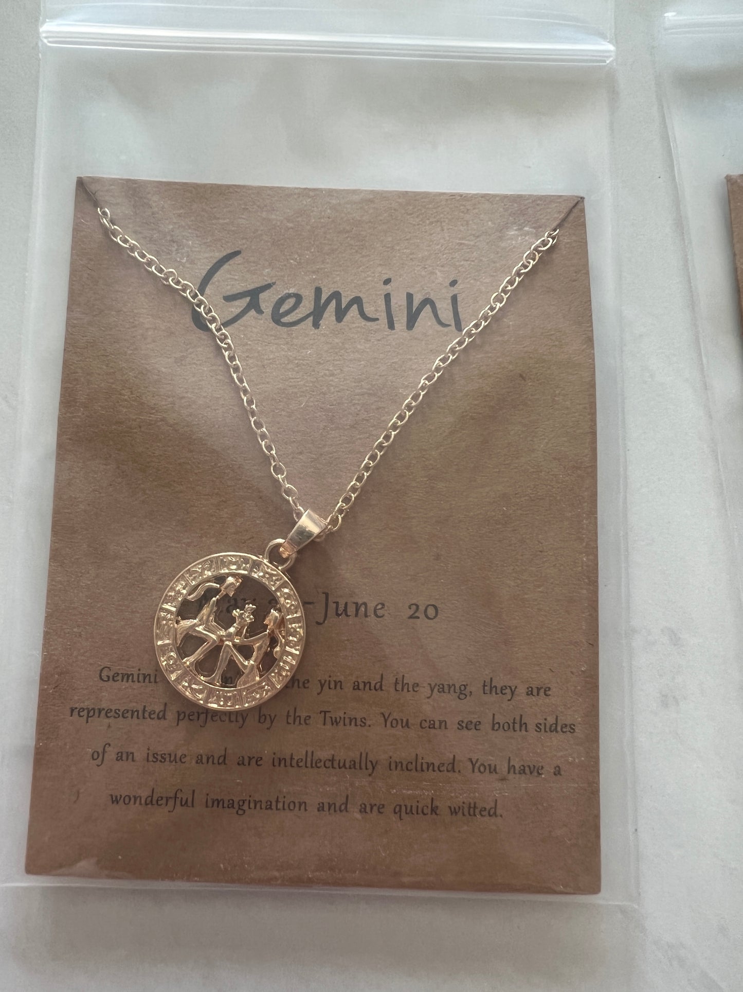 Zodiac Pendant Neckless