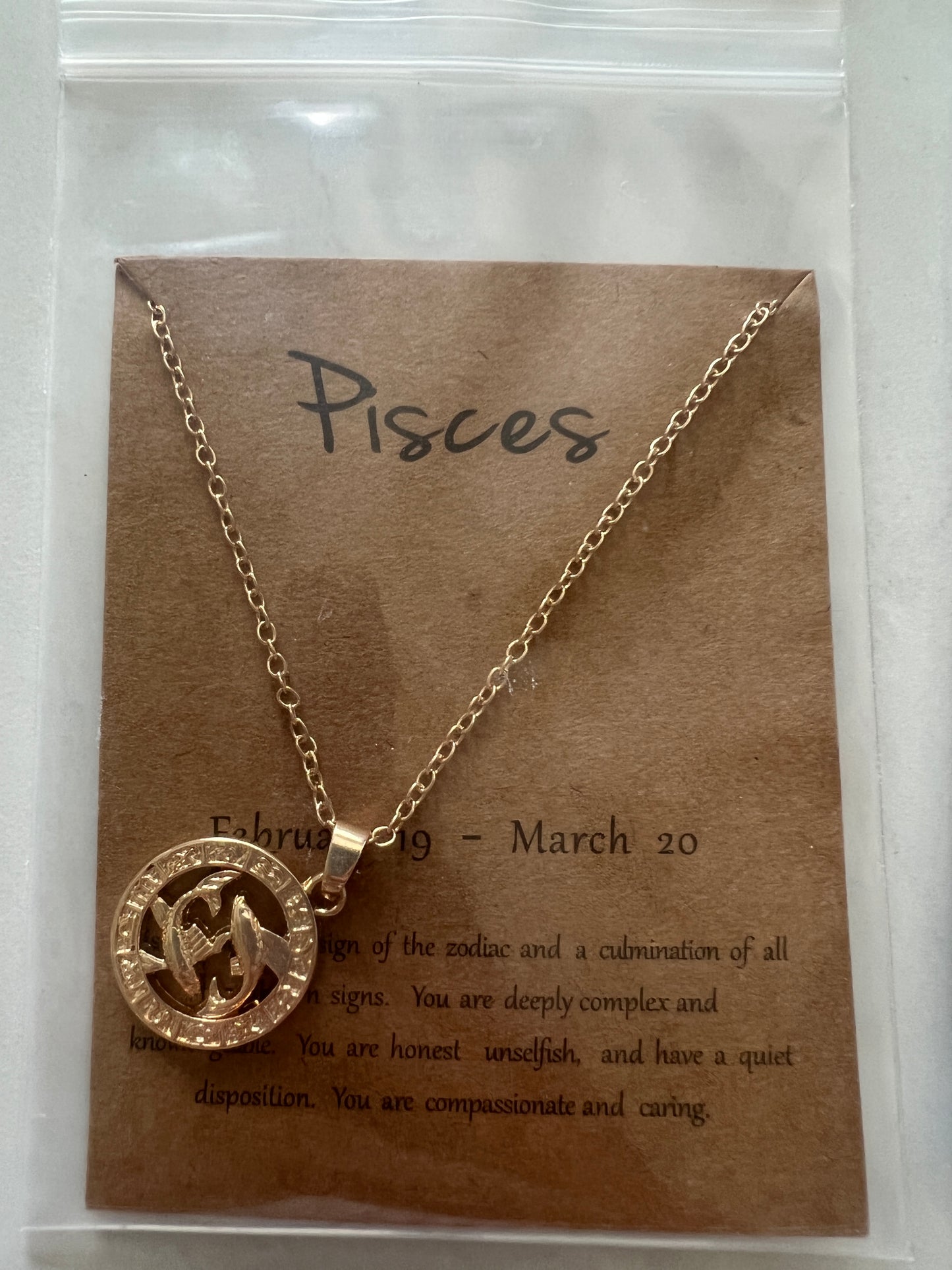 Zodiac Pendant Neckless