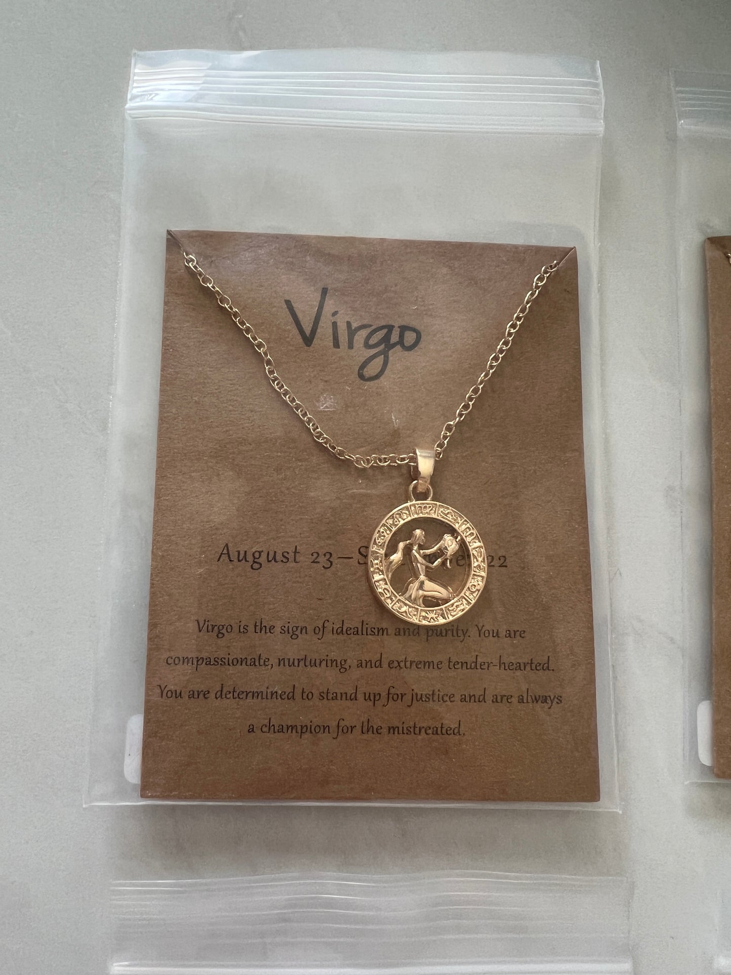 Zodiac Pendant Neckless