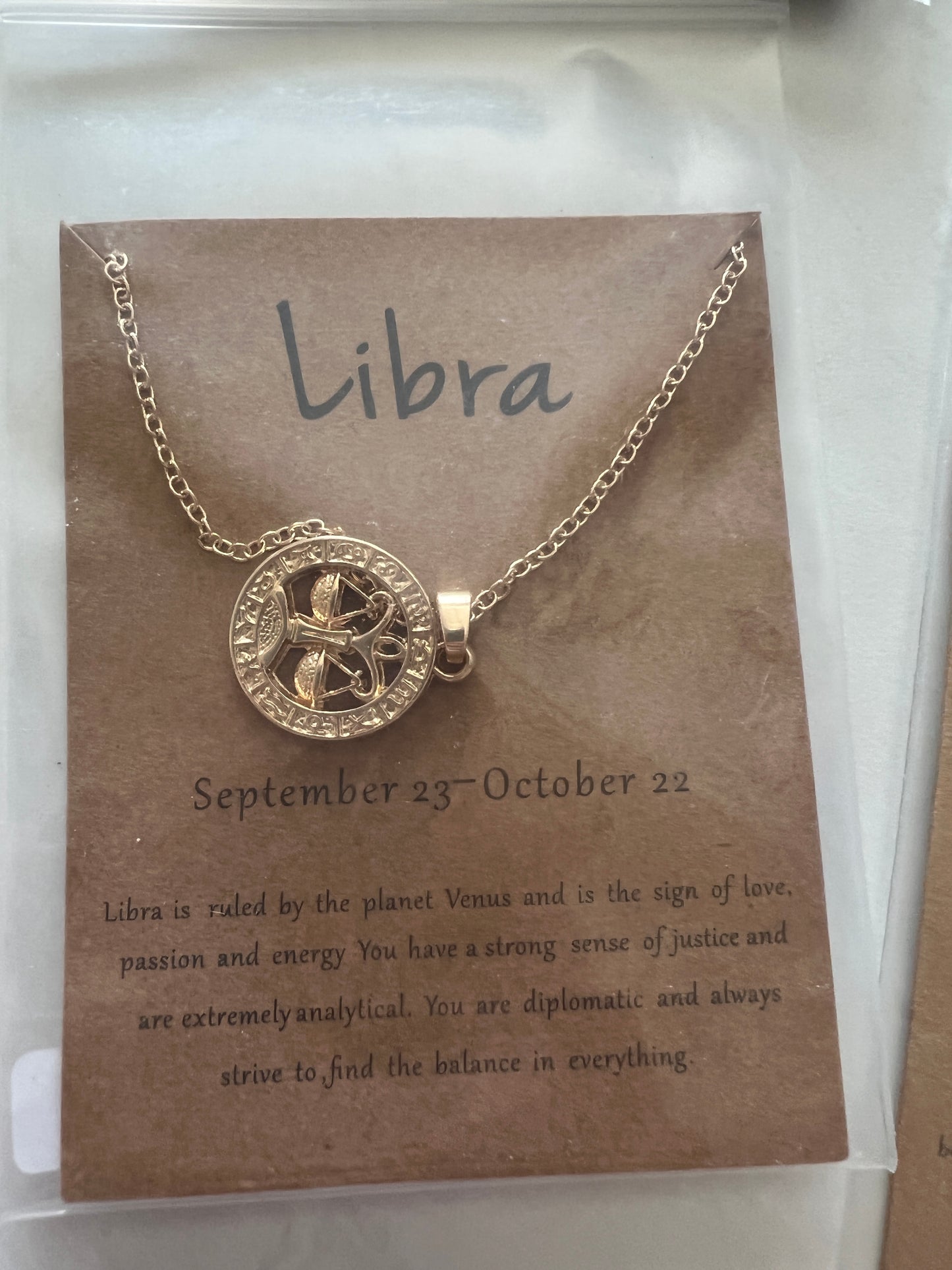 Zodiac Pendant Neckless