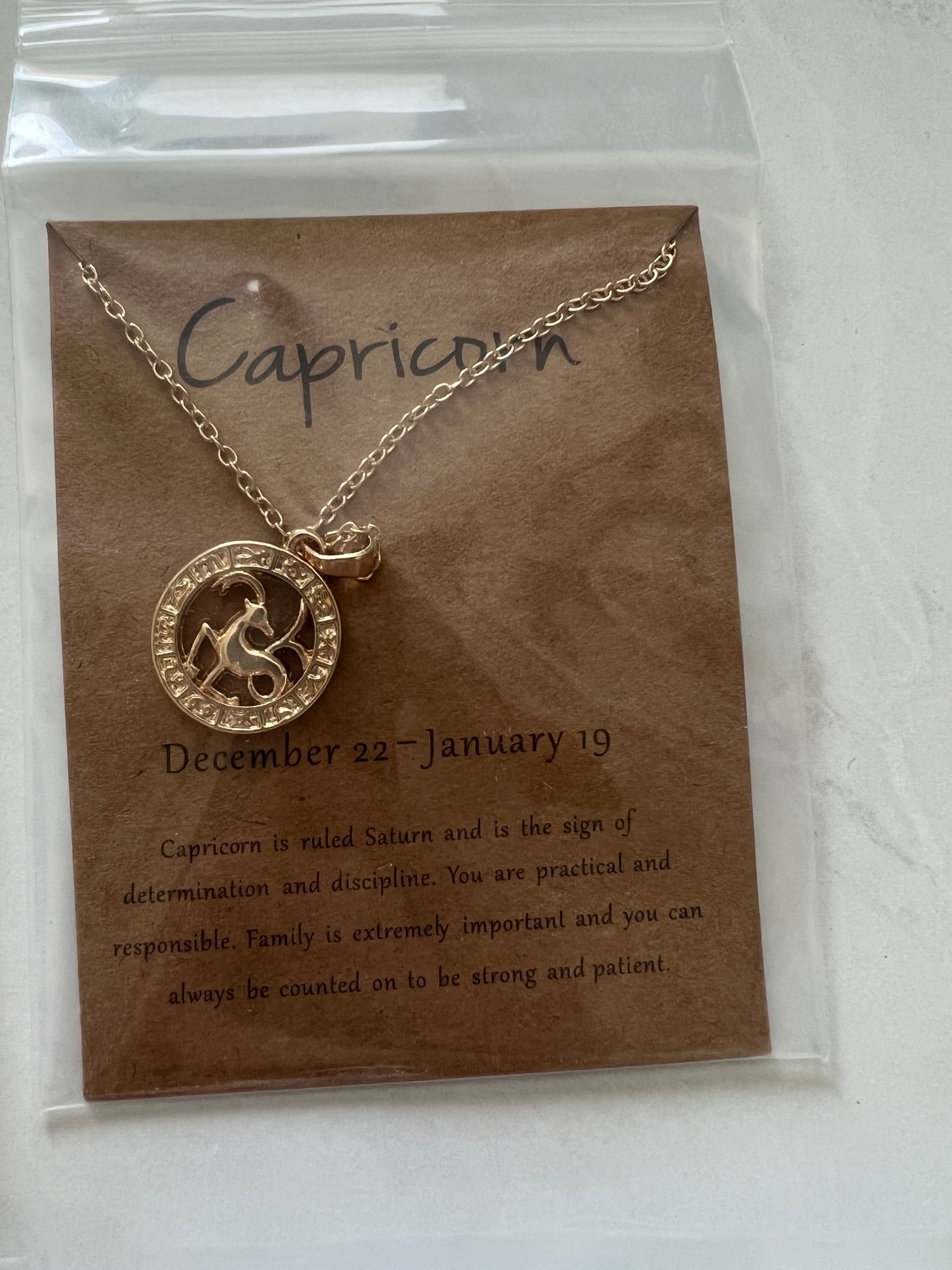 Zodiac Pendant Neckless