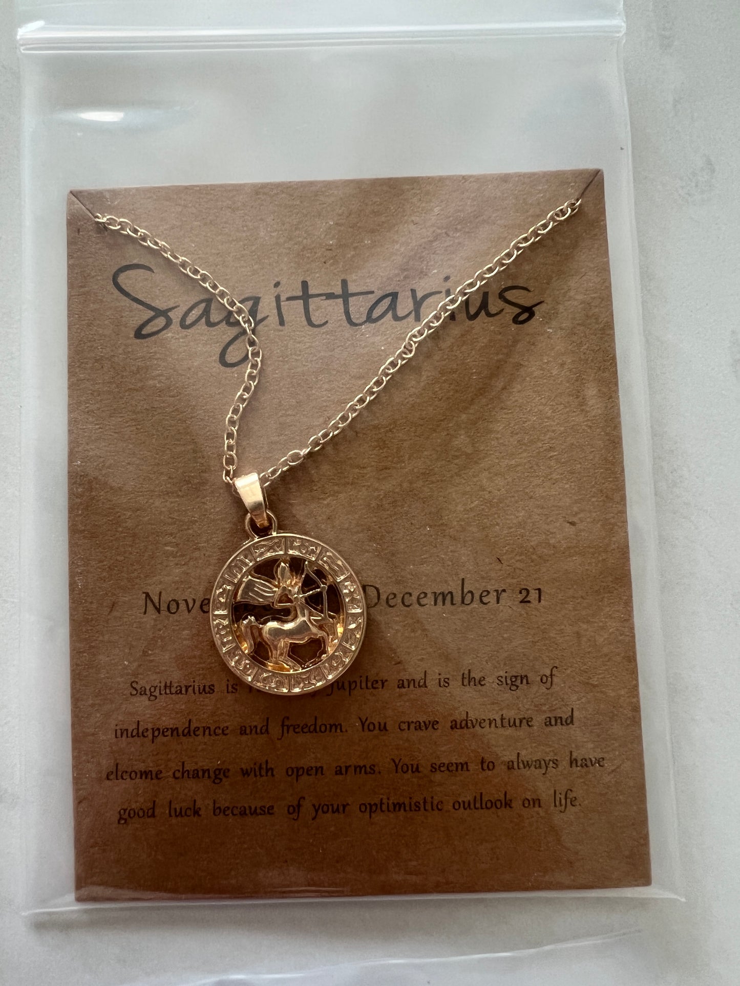 Zodiac Pendant Neckless